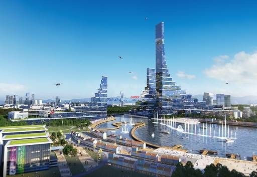 K-2 군 공항 후적지 글로벌 관광 밸리 조감도. 대구시 제공