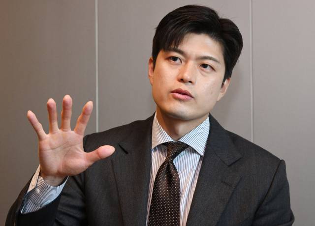 김용태 국민의힘 비상대책위원장이 서울경제신문과 인터뷰를 하고 있다. 오승현 기자