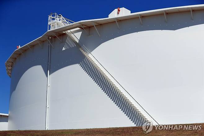 미국 오클라호마주 쿠싱의 원유 저장 시설 [연합뉴스 자료제공]