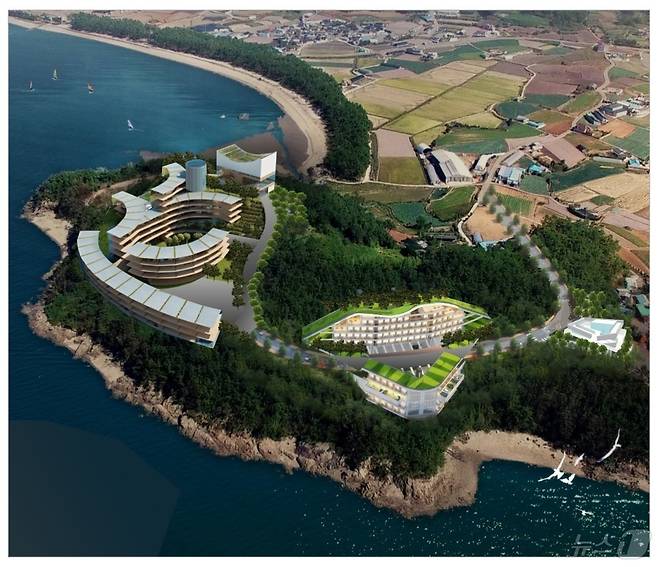 무안군 해제면 도리포 리조트 조감도 (무안군 제공. 재판매 및 DB금지) /뉴스1