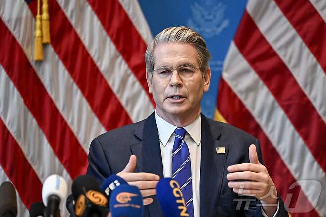 스콧 베선트 미국 재무장관. 2025.05.13 ⓒ AFP=뉴스1 ⓒ News1 우동명 기자