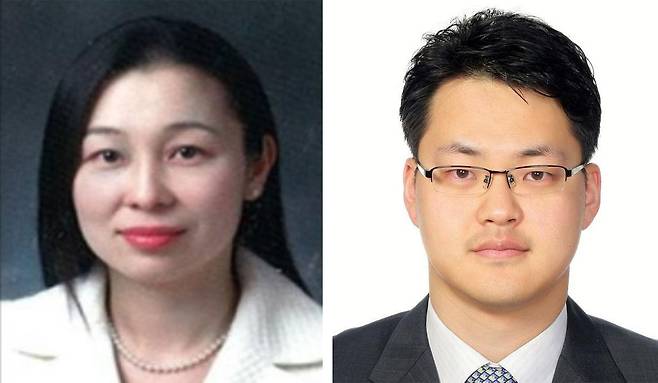 권유이(사진 왼쪽) 금융위원회 신임 금융정책과장과 남편인 김희재 기획재정부 국제금융과장/권유이·김희재 부부 제공