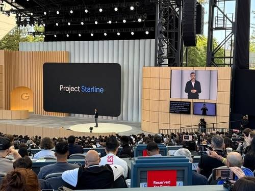 구글 연례 개발자 콘퍼런스 (미국 캘리포니아 마운틴뷰=연합뉴스)