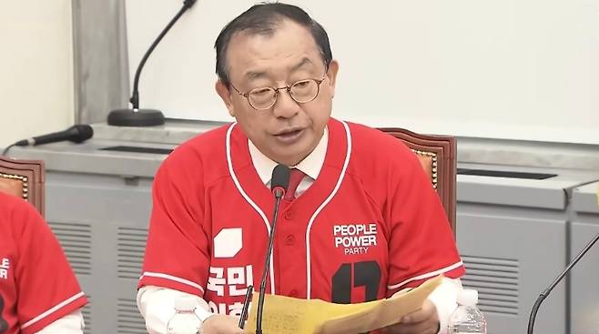 이정현 국민의힘 공동선대위원장.