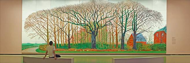 ‘데이비드 호크니 25’ 전시장 전경. ⓒ 루이비통 재단