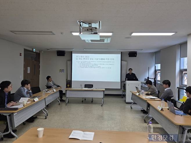 사이버커뮤니케이션학회가 개최한 2025봄철정기학술대회 현장./사진=박수림 기자