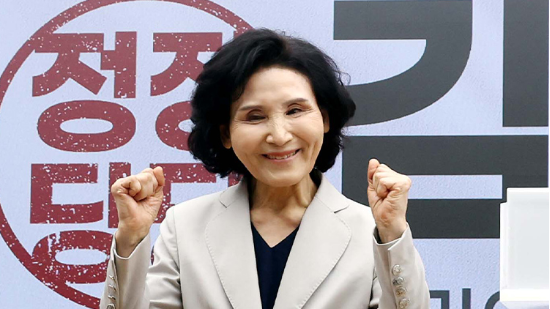 김문수 국민의힘 대선 후보 배우자 설난영 씨. (사진=연합뉴스)