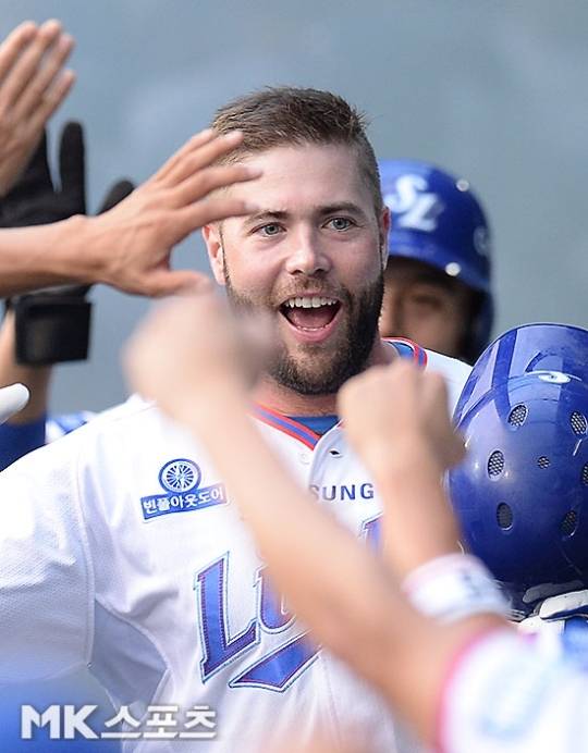 다린 러프는 지난 2017년부터 2019년까지 삼성에서 뛰었다. 사진= MK스포츠 DB