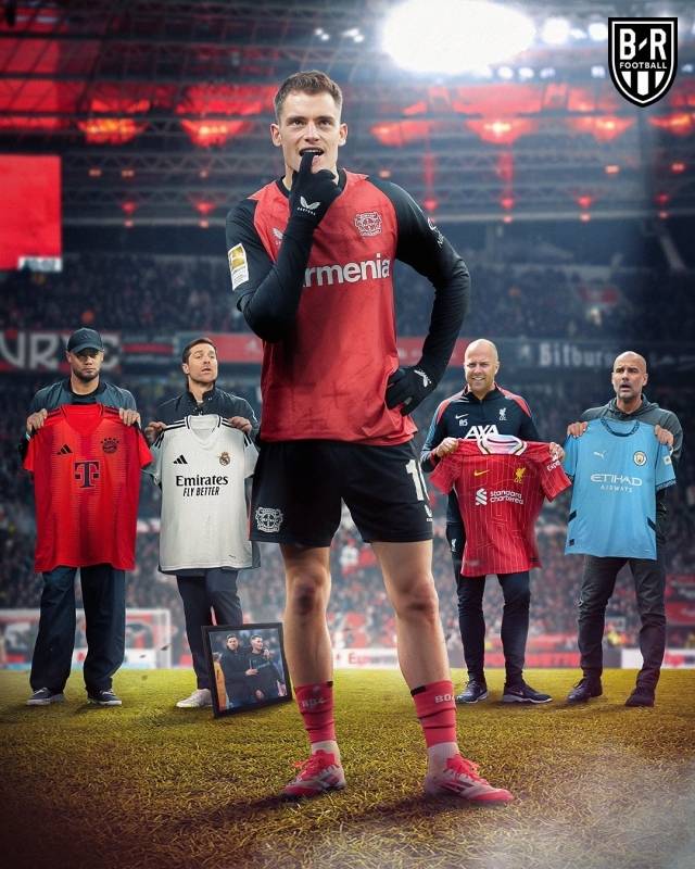 플로리안 비르츠는 2025년 여름을 뜨겁게 할 선수 중 한 명이다. 독일, 아니 전 세계가 주목하는 이 공격수는 그동안 빅 클럽들의 많은 관심을 받아왔다. 사진=B/R 풋볼 SNS