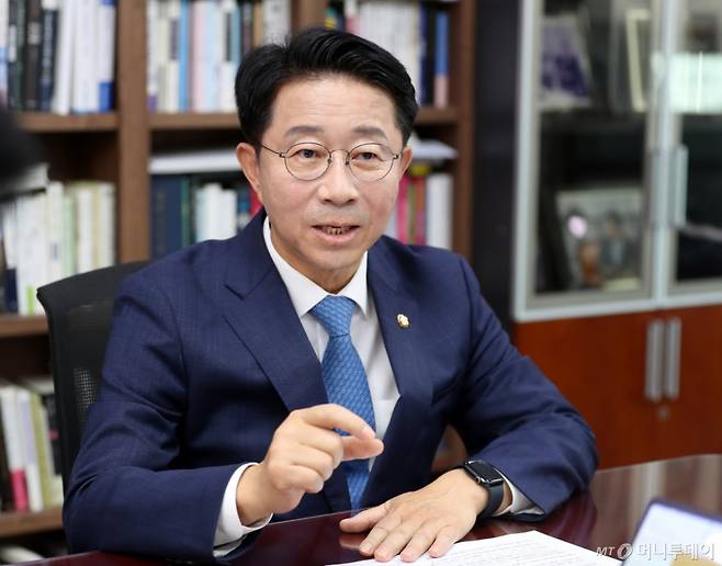 조정식 더불어민주당 공동선대위원장. / 사진=이기범 기자 leekb@