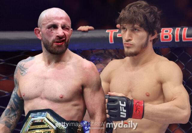 에블로예프(오른쪽)와 볼카노프스키와 대결을 기대했다. /게티이미지코리아