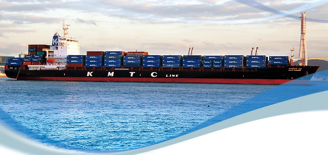 고려해운 컨테이너선 [고려해운 홈페이지 갈무리]