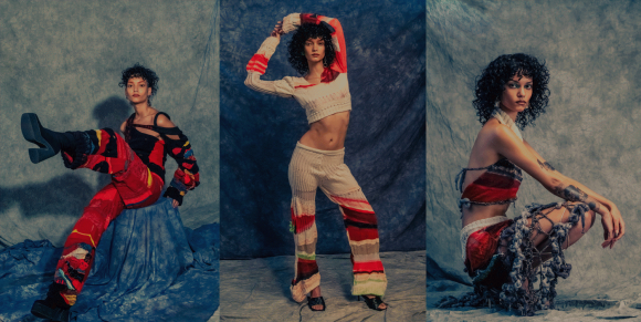 [사진= 천정민 디자이너의 대표작 ‘My Wanderland’. 니트의 새로운 가능성을 제시한  글로벌 디자인 어워드 수상작]