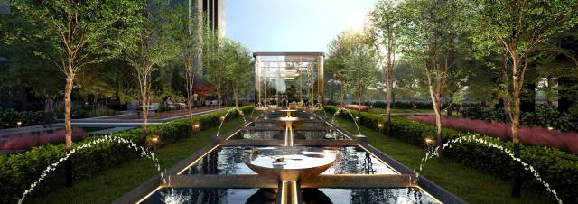 HDC현대산업개발이 제안한 용산정비창 전면 1구역 공원 조감도. 사진=HDC현대산업개발