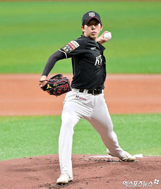 KT 위즈 오원석. 엑스포츠뉴스 고척, 김한준 기자