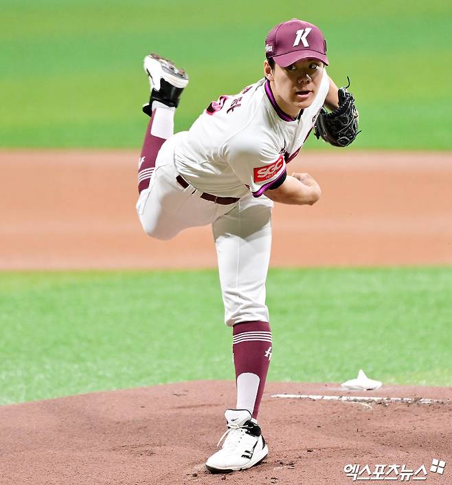 키움 히어로즈 김윤하. 엑스포츠뉴스 고척, 김한준 기자