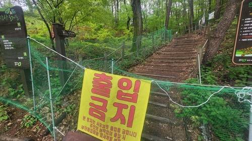 어린이회관 등산로 [연합뉴스 자료사진]