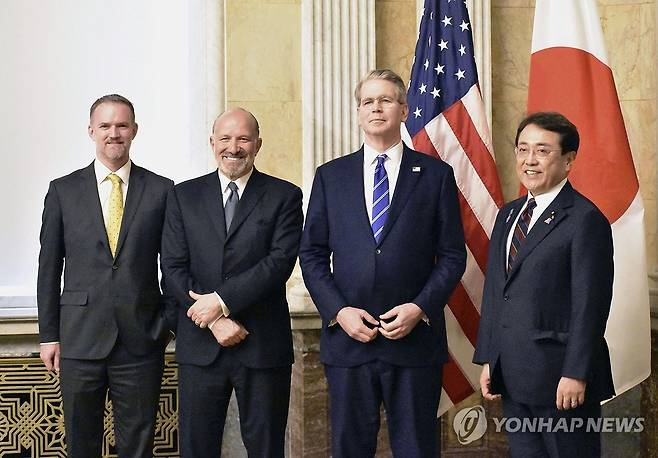 미국 워싱턴DC에서 이달 1일(현지시간) 열린 미일 2차 관세협상 [교도 연합뉴스 자료사진. 재판매 및 DB 금지]