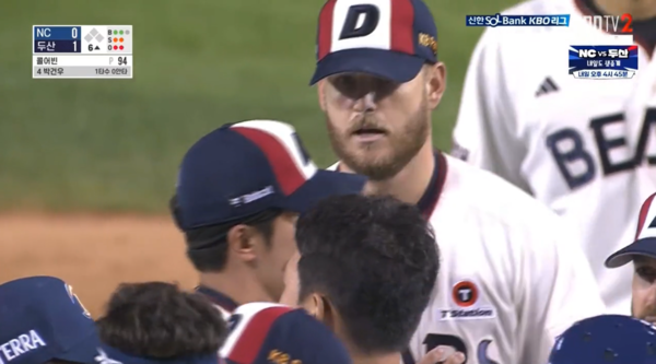 박건우와 설전을 펼치는 어빈. ⓒSPOTV2 중계화면 캡쳐