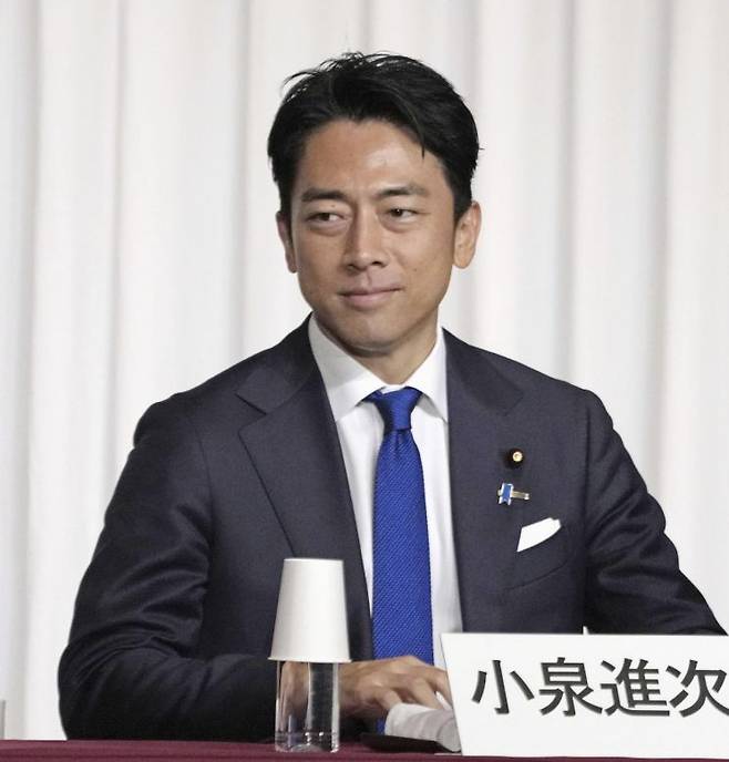 고이즈미 신지로 일본 농림수산상. 도쿄AP연합뉴스