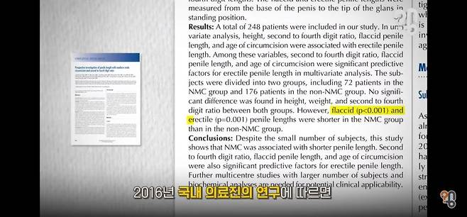 신생아 때 포경수술을 하면 작아진다