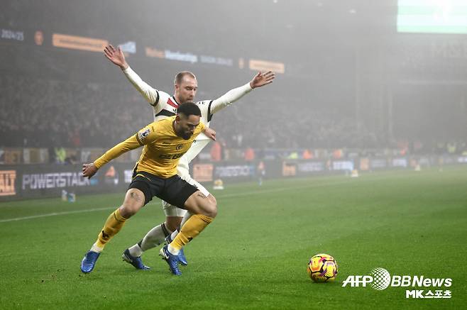 마테우스 쿠냐. ‘스카이스포츠’에 따르면 쿠냐는 차기 시즌 UEFA 챔피언스리그(UCL) 출전보다 ‘맨유 유니폼’을 더 중요시한다. ‘스카이스포츠’는 “쿠냐의 마음엔 변함이 없다. 쿠냐는 맨유 이적만 생각하고 있다. 쿠냐는 맨유를 세계 최고의 클럽 중 하나로 본다”고 했다. 사진=AFPBBNews=News1