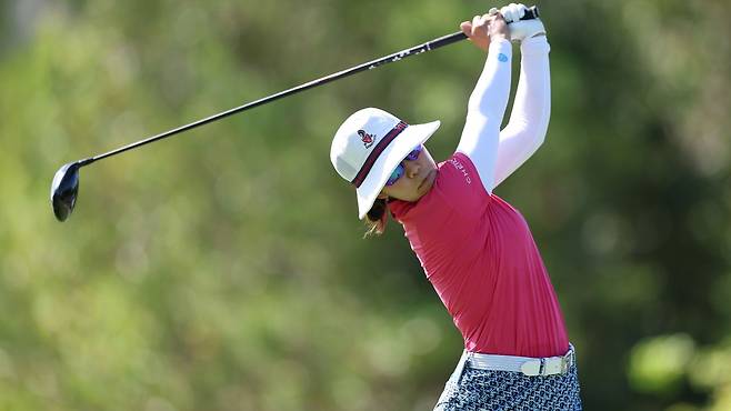 대회 첫날 공동 선두에 오른 신지은. [사진=LPGA]