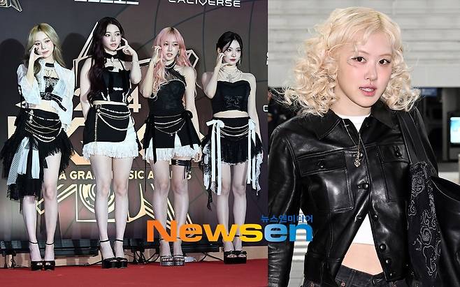 에스파, 블랙핑크 로제 /사진=뉴스엔DB