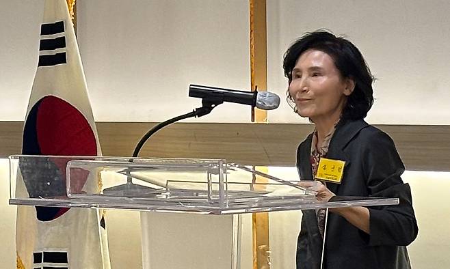 김문수 국민의힘 대통령 후보 부인 설난영 여사. 뉴스1