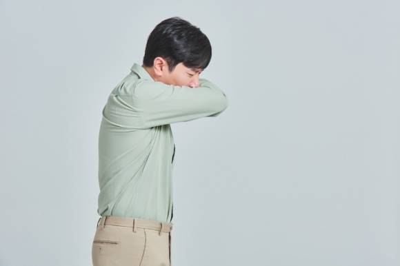 재채기 자료 이미지. 아이클릭아트