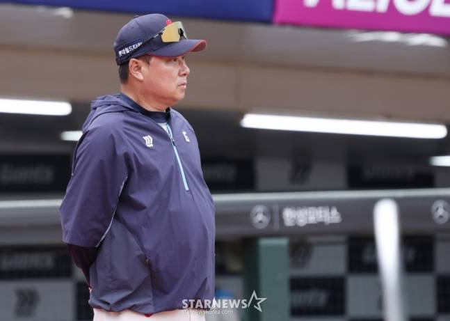 롯데 김태형 감독. /사진=김진경 대기자