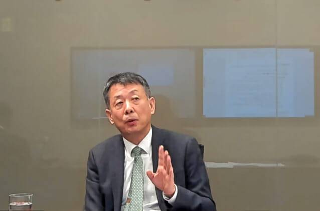 김광일 MBK파트너스 부회장 (사진=간담회 영상 캡쳐화면)