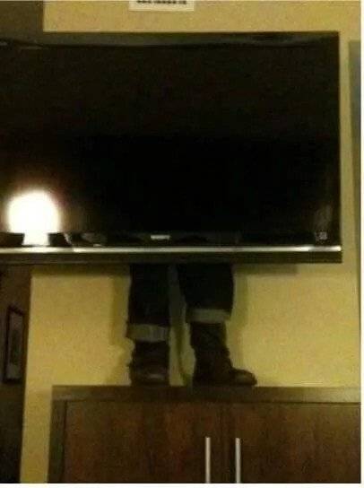 해외 호텔 투숙객들의 장난.jpg