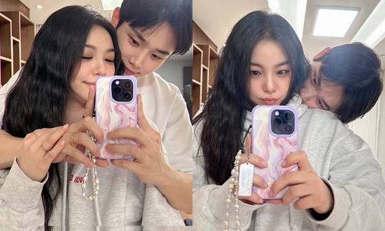 최시훈 씨와 가수 에일리(본명 이예진) 씨가 팬들에게 결혼소식을 알리며 SNS에 올린 사진. [사진 에일리 인스타그램]