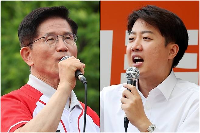 ▲ 김문수(왼쪽)-이준석 대선후보 [연합뉴스]