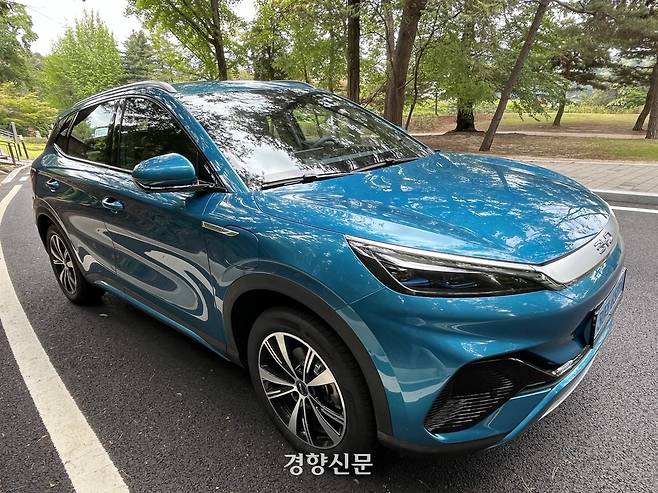 BYD 아토3의 상위 트림인 ‘아토3 플러스’. 권재현 선임기자