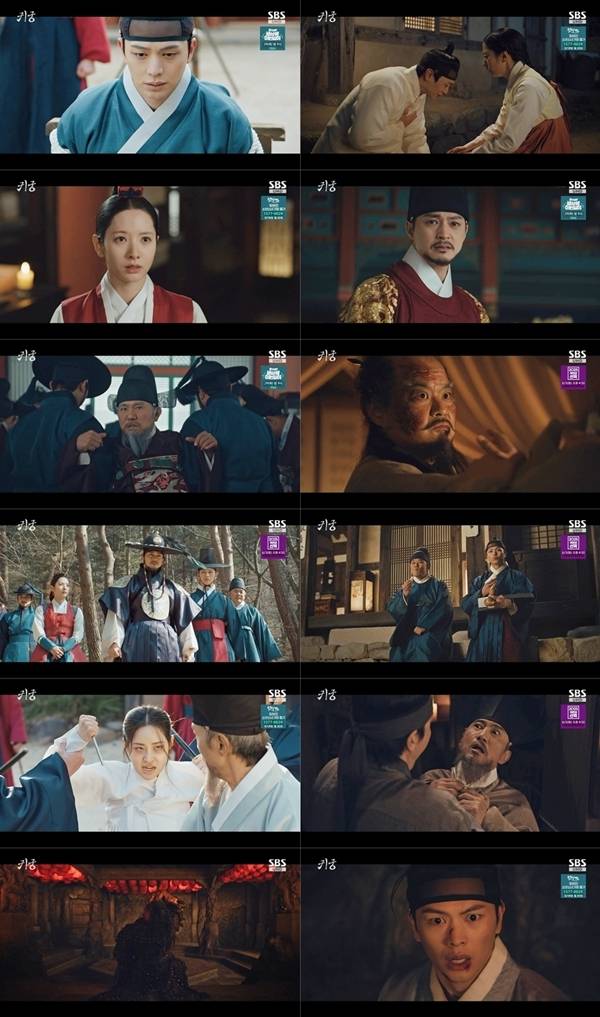 BS 금토드라마 ‘귀궁’의 ‘윤갑 혼령’ 육성재가 팔척귀의 몸에서 빠져나왔다.