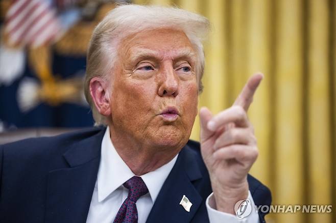 도널드 트럼프 미국 대통령. EPA 연합