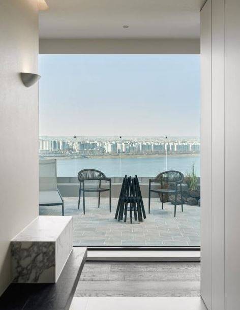 경기도의 한 아파트 단지의 펜트하우스. 한강뷰가 특징이다. [독자 제공]