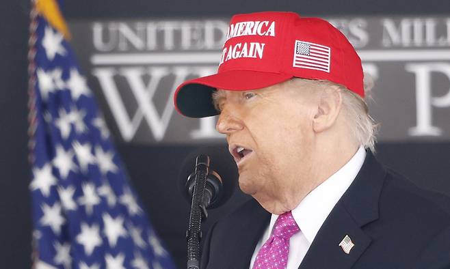 도널드 트럼프 미국 대통령. UPI연합뉴스