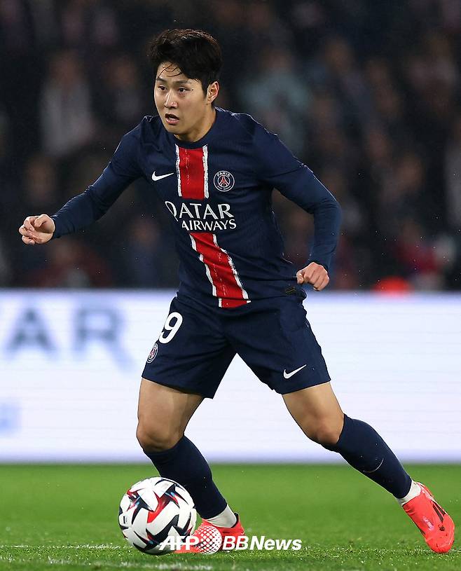 파리 생제르맹 이강인. /AFPBBNews=뉴스1