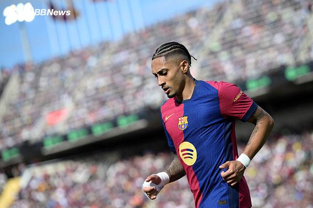 경기에 집중하는 하피냐. /AFPBBNews=뉴스1