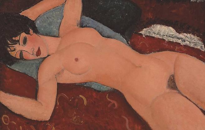 아메데오 모딜리아니 'Nude rosso'. [그림 | 위키 미디어]