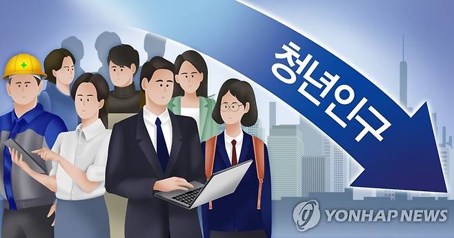 청년인구 감소 (PG) [박은주 제작] 사진합성·일러스트