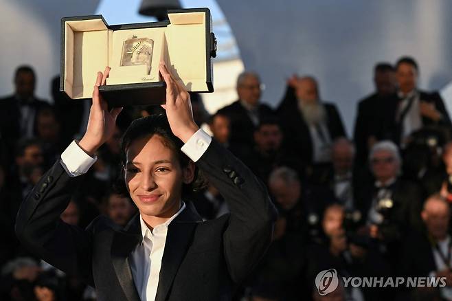 여우주연상 나디아 멜리티 [AFP 연합뉴스]