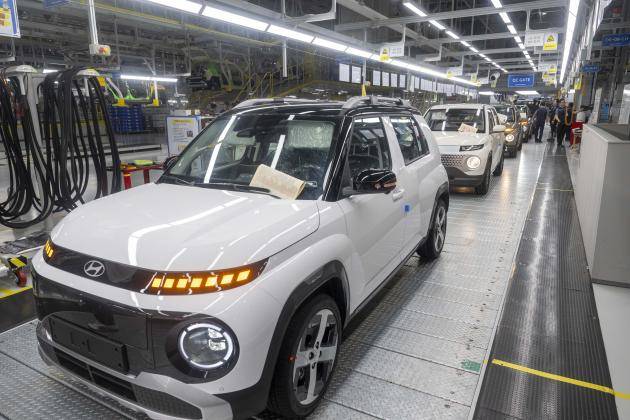 광주글로벌모터 \'캐스퍼 EV\' 생산라인 <광주일보 DB>