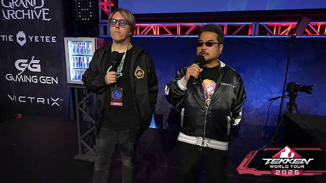 - 반다이남코 철권8 개발 소속 마이클 머레이 디렉터, 하라다 카츠히로 PD