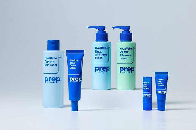아모레퍼시픽이 남성 스타일링 브랜드 프렙 바이 비레디(Prep by B.READY)를 새롭게 론칭하고 다이소 오프라인 매장 및 온라인몰 전용으로 제품을 선보인다.(비레디제공)