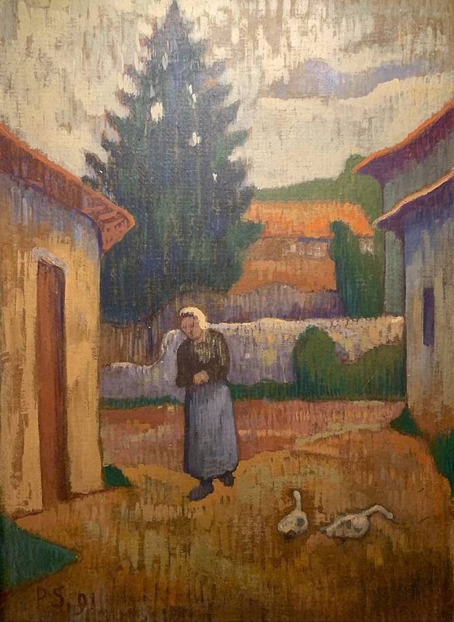 1972년 ‘피노 컬렉션’의 시작을 알린 폴 세뤼시에의 그림 ‘브르타뉴의 촌부’. /피노 컬렉션