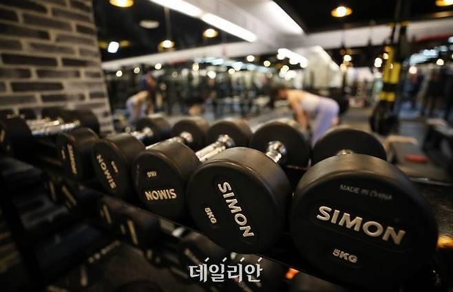 서울 마포구의 한 헬스장 모습.ⓒ뉴시스